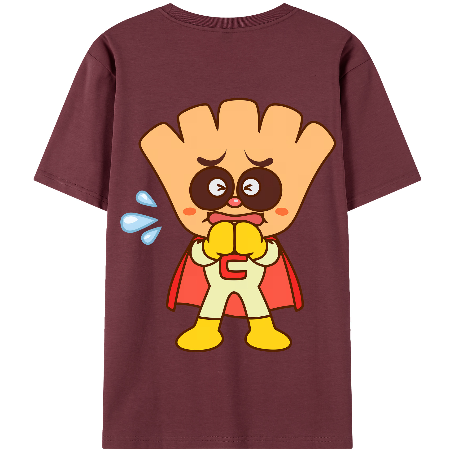 （画像用） アンパンマン Anpanman 綿100％半袖Tシャツ（背面プリント）